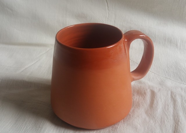Clay coffee mug