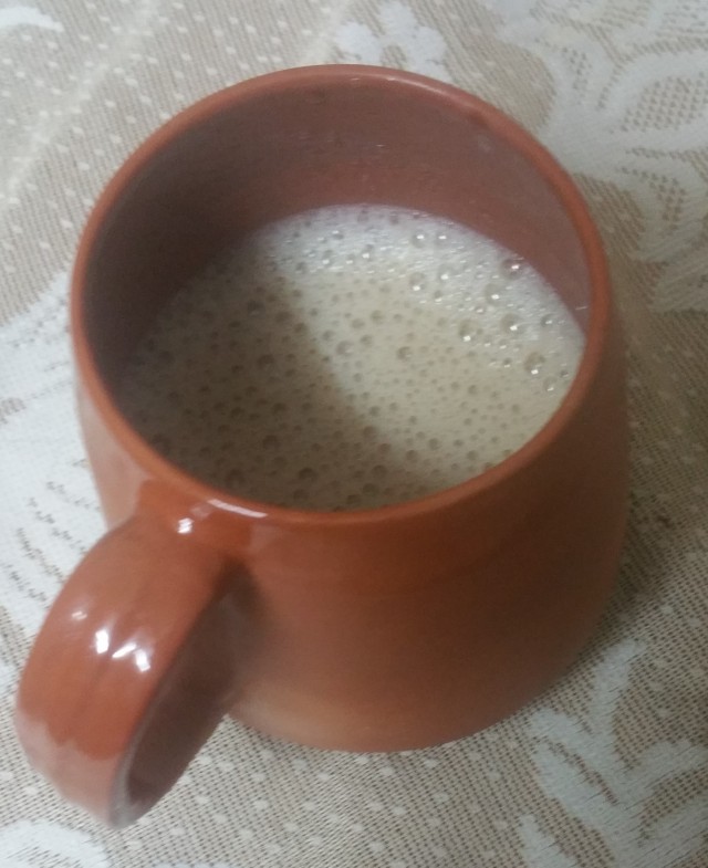 microwavable clay coffee mug